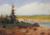 Летний пейзаж. 1850-е